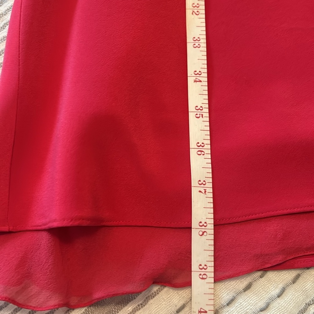 Jones New York pink silk sleeveless dress. - Picture 9 of 9